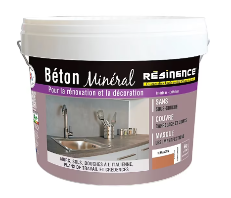 Béton minéral Résinence terracotta 6kg
