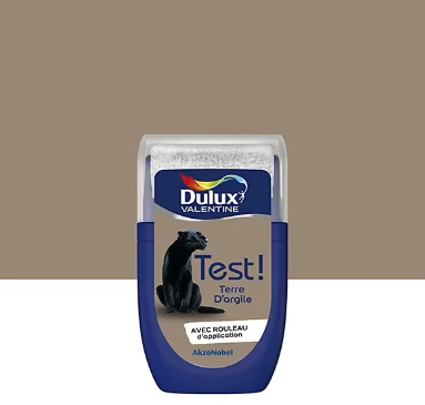 Testeur de peinture Crème de Couleur Dulux Valentine terre d'argile 30ml