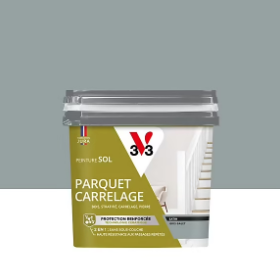 Peinture de rénovation sol, parquet, carrelage V33 gris galet satin 0,75L