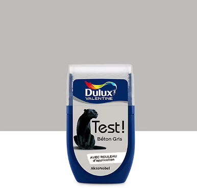 Testeur de peinture Crème De Couleur Dulux Valentine Béton Gris 30 ml