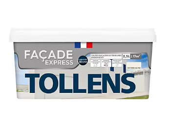 Peinture extérieure façade Tollens express RAL 9001 ton pierre 2,5L