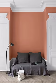 Peinture murs, plafonds et boiseries Velours de peinture orange terre cuite d'anjou Libéron 2,5L