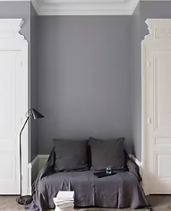 Peinture murs, plafonds et boiseries Velours de peinture gris gustave III Libéron 2,5L