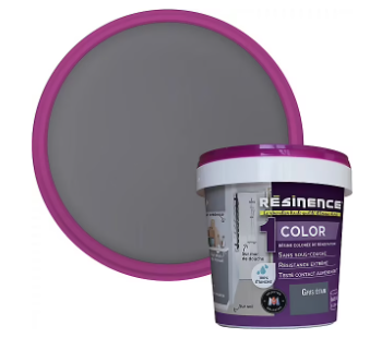 Résine multisupports Résinence Color gris étain satin 250ml