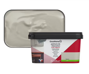 Peinture de rénovation GoodHome multi-supports satin marron Tijuana 2L