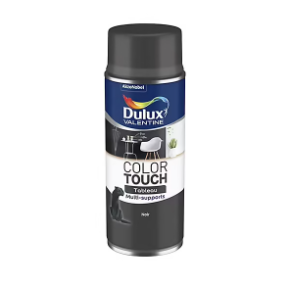 Peinture aérosol Color Touch multi supports Dulux Valentine effet tableau noir 400ml