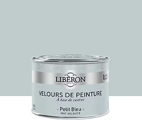 Testeur peinture murs, plafonds et boiseries Velours peinture petit bleu Libéron 125 ml