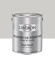 Peinture multisupport murs, plafonds et boiseries Velours de peinture vert crème d'artichaut Libéron 0,5L