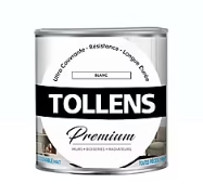 Peinture Tollens premium murs, boiseries et radiateurs blanc mat 0,75L