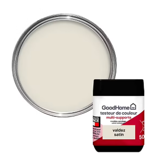 Peinture de rénovation GoodHome multi-supports satin crème Valdez 70ml