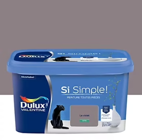 Peinture intérieure couleur Si Simple ! Dulux Valentine satin le violet 2.5L
