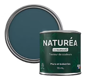 Peinture testeur de couleur Naturéa par GoodHome oiseau bleu velours 70 ml