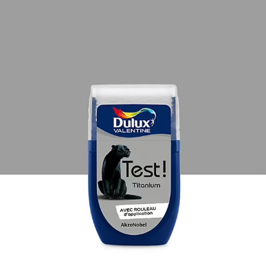 Testeur de peinture Crème De Couleur Dulux Valentine Titanium 30 ml
