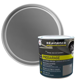 Résine de rénovation sol pro Résinence garage zinc 300ml