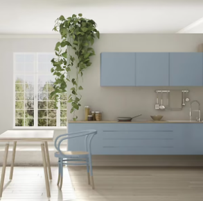 Peinture de rénovation multi-supports V33 Easy Reno bleu gris satin 0,75L