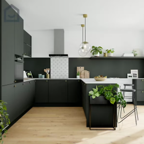 Peinture de rénovation GoodHome multi-supports brillant noir Liberty noir 750ml