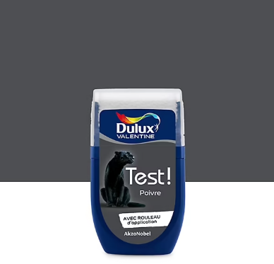Testeur de peinture Crème De Couleur Dulux Valentine Poivre 30 ml