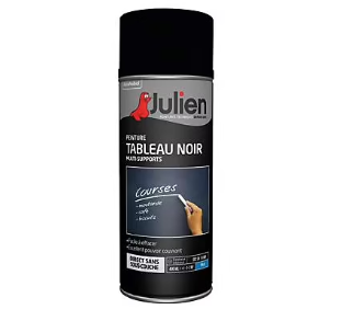 Peinture aérosol Color Touch multi supports Julien effet tableau noir 400ml