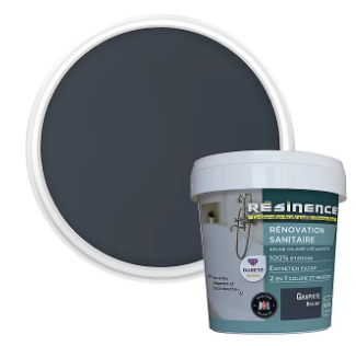 Résine sanitaire Résinence graphite brillant 0,25L