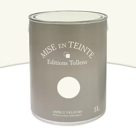 Peinture murs et boiseries Tollens Mise en teinte gingembre mat velours 3L