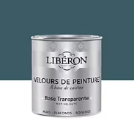 Peinture multisupport murs, plafonds et boiseries Velours de peinture bleu d'auvergne Libéron 0,5L