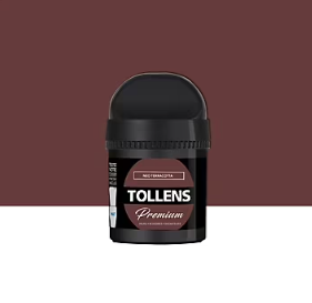 Testeur peinture Tollens premium murs, boiseries et radiateurs néo terracotta mat 50ml