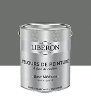 Peinture multisupport murs, plafonds et boiseries Velours de peinture gris coucou de rennes Libéron 2,5L