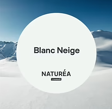 Peinture murs et boiseries Naturéa par GoodHome blanc neige velours 2L