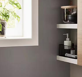 Peinture résistante murs, boiseries et métal GoodHome gris Hamilton mat 0,75L