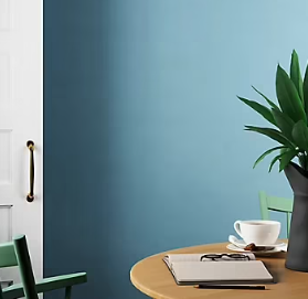Peinture murs et boiseries Naturéa par GoodHome oiseau bleu velours 2L