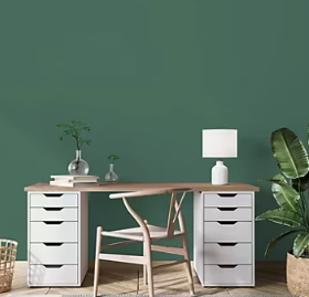 Peinture intérieure multisupport Ripolin O'pur vert zapfino satin velouté 2L