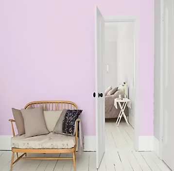 Peinture murs et boiseries Color Resist Dulux Valentine satin rose dragée 2,5L