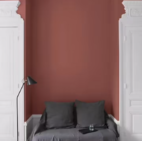Peinture multisupport murs, plafonds et boiseries Velours de peinture rouge bourgogne Libéron 2,5L