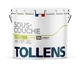Sous-couche plaques de plâtre Tollens blanc 10L