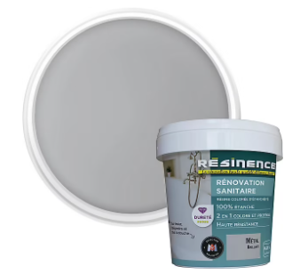 Résine sanitaire Résinence métal brillant 0,25L