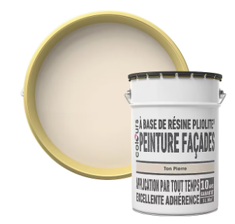 Peinture extérieure façade Pliolite® Colours ton pierre 5L