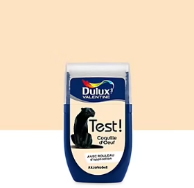 Testeur de peinture Crème De Couleur Dulux Valentine Coquille d'Œuf 30 ml