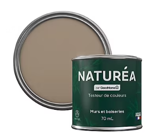 Peinture testeur de couleur Naturéa par GoodHome sable velours 70 ml