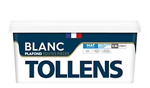 Peinture Tollens plafond toutes pièces 2,5L