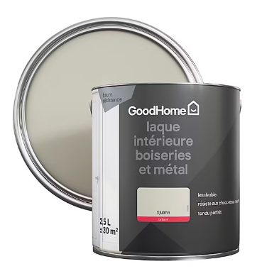Peinture métal et bois GoodHome brillant beige 2,5L