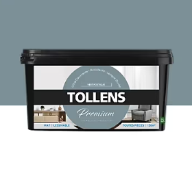 Peinture Tollens premium murs, boiseries et radiateurs vert poétique mat 2,5L