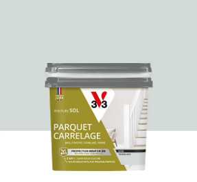 Peinture de rénovation sol, parquet, carrelage V33 tendre gris satin 0,75L