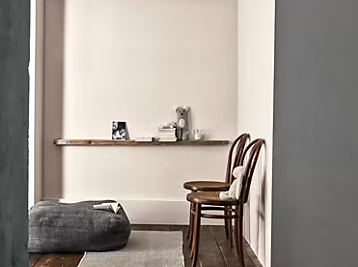 Peinture Valentine murs et boiseries Dulux Valentine blanc esprit de perle velouté mat 2L