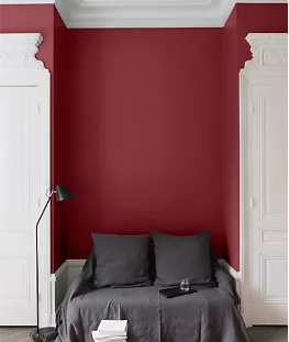 Peinture murs, plafonds et boiseries Velours de peinture rouge rouge odéon Libéron 0,5L