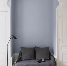Peinture multisupport murs, plafonds et boiseries Velours de peinture gris-bleu guimet Libéron 2,5L