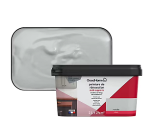 Peinture de rénovation GoodHome multi-supports brillant gris Melville 2L