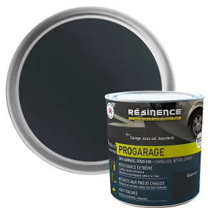Résine de rénovation sol pro Résinence garage graphite 300mL