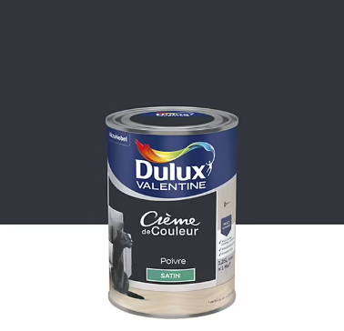 Peinture couleur murs, boiseries et radiateurs Crème de couleur Dulux Valentine framboise mat velouté 1,25L