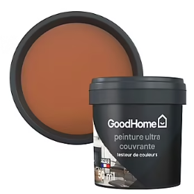 Testeur peinture couleur 2 en 1 velours GoodHome briques sienne 50ml