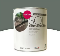 Peinture sol intérieur/extérieur Colours minéral satin 2,5L